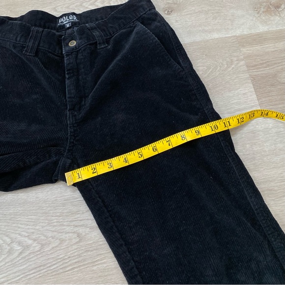 Poler Stuff Pants Mens 30x30 Black Corduroy Stretch Cotton Gorp Core Relaxed Fit - Picture 9 of 12